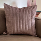 Sadyaska Decorative Bello Lilac Velvet 16x16 1 Pcs Cushion Cover