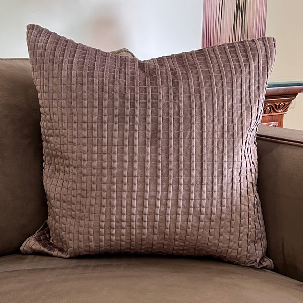 Sadyaska Decorative Bello Lilac Velvet 16x16 1 Pcs Cushion Cover