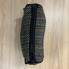 Sadyaska Black Cotton Large Size Woven Wedding Jewelry Pouch / Cosmetic / Make Up Case Multifunction Storage 1 Pcs Product