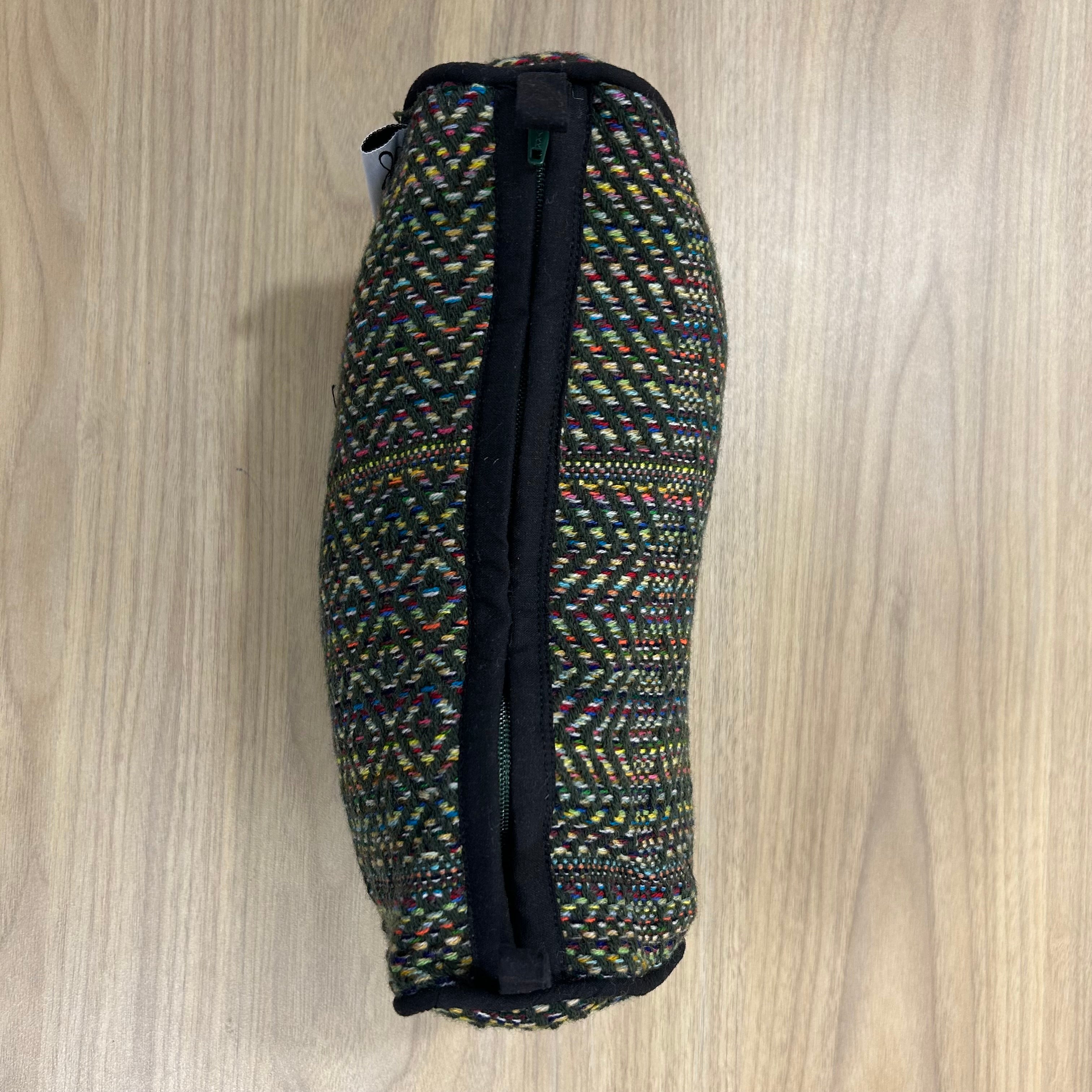 Sadyaska Black Cotton Large Size Woven Wedding Jewelry Pouch / Cosmetic / Make Up Case Multifunction Storage 1 Pcs Product