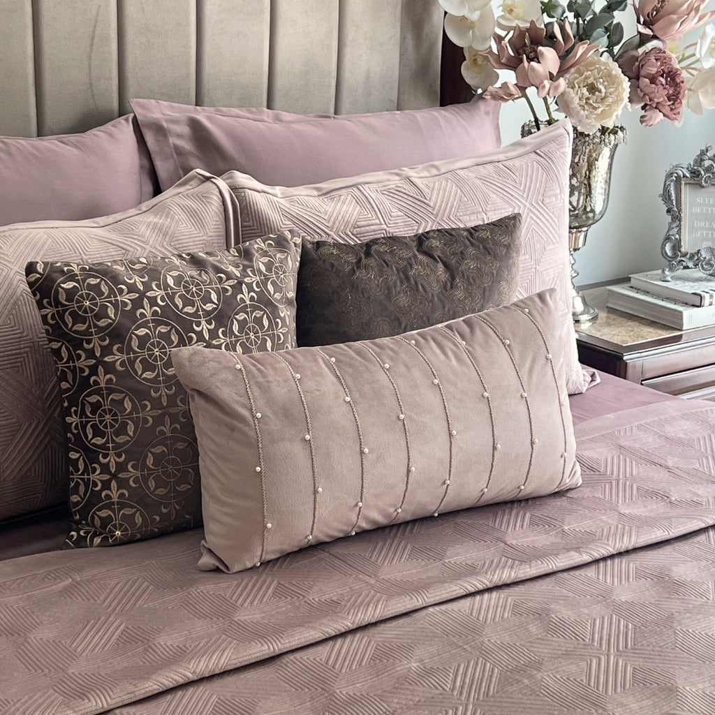 Sadyaska Bonito Onion Pink Velvet Trousseau Set 10 Pcs Product
