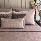 Sadyaska Bonito Onion Pink Velvet 1 Pcs Bedspread
