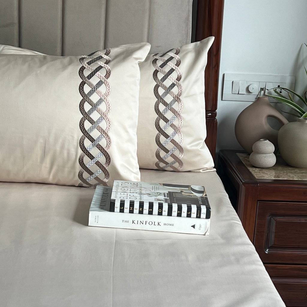 Sadyaska Candace Oats Beige Dreams 1 Pcs Bedsheet