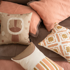 Sadyaska Candy Land Coral and Taupe Kids 10 Pcs Bedding Set