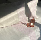 Sadyaska Chantilly Almond Beige Embroidered Lace Set 1 Pcs Bedsheet