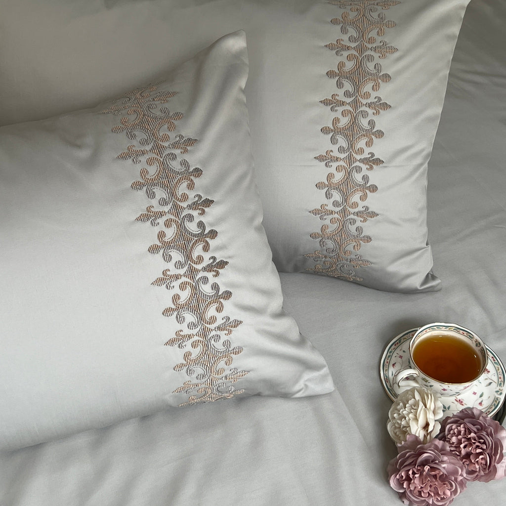 Sadyaska 600TC Cotton Crown Platinum Beyond Set 1 Pcs Bedsheet