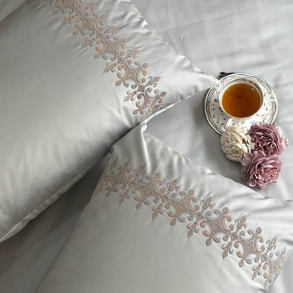 Sadyaska 600TC Cotton Crown Platinum Beyond Set 1 Pcs Bedsheet