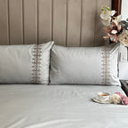 Sadyaska 600TC Cotton Crown Platinum Beyond Set 1 Pcs Bedsheet