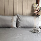 Sadyaska 600TC Cotton Crown Steel Grey Beyond Set 1 Pcs Bedsheet