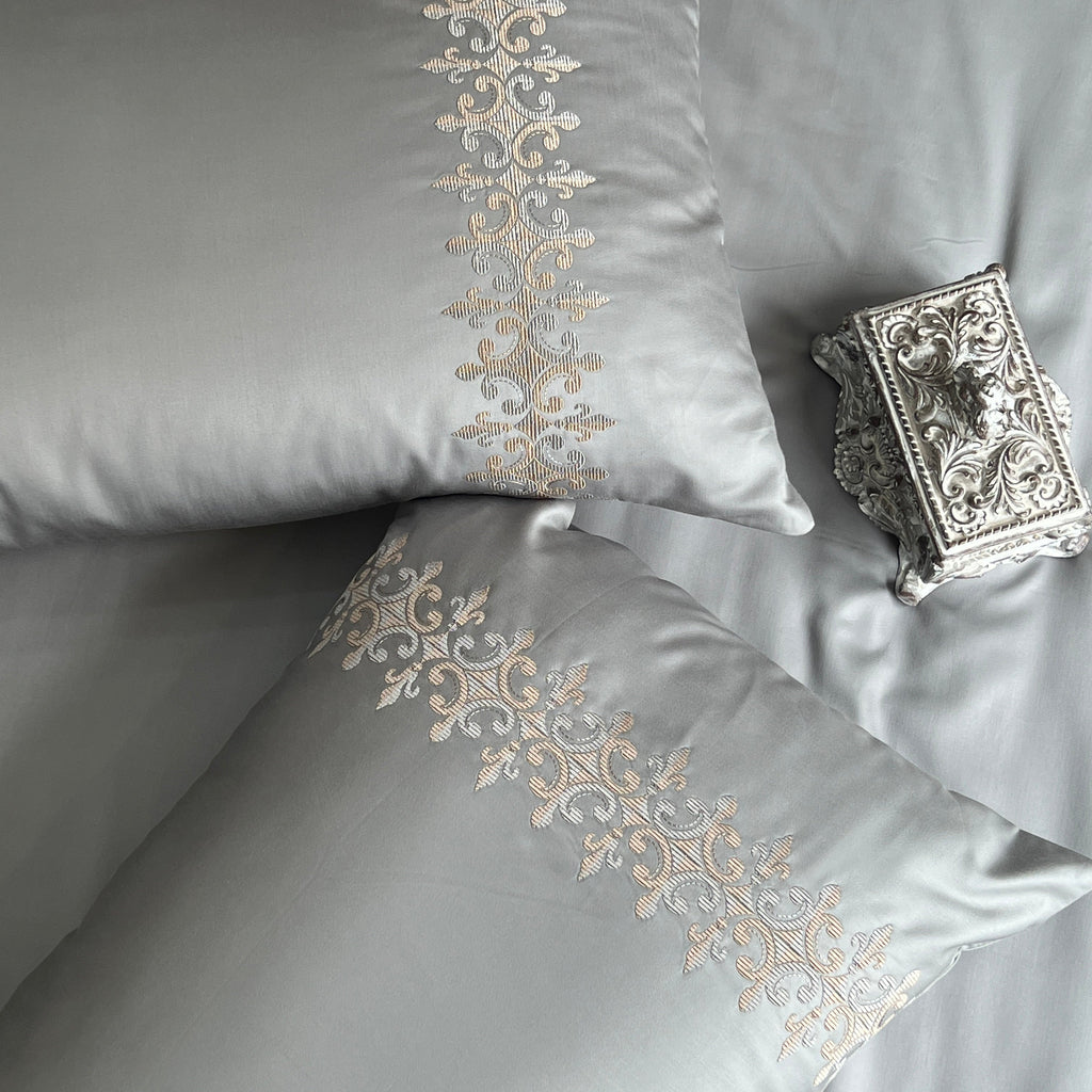 Sadyaska 600TC Cotton Crown Steel Grey Beyond Set 1 Pcs Bedsheet