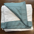 Sadyaska Double Bed Teal Printed Premium Pure Cotton Reversible 1 Pcs Dohar