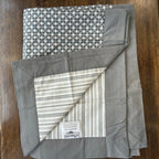 Sadyaska Single Bed Grey Printed Premium Pure Cotton Reversible 1 Pcs Dohar