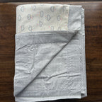 Sadyaska Single Bed Grey Cloud Printed Premium Pure Cotton Reversible 1 Pcs Dohar