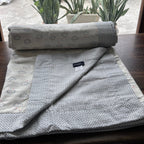 Sadyaska Single Bed Grey Cloud Printed Premium Pure Cotton Reversible 1 Pcs Dohar