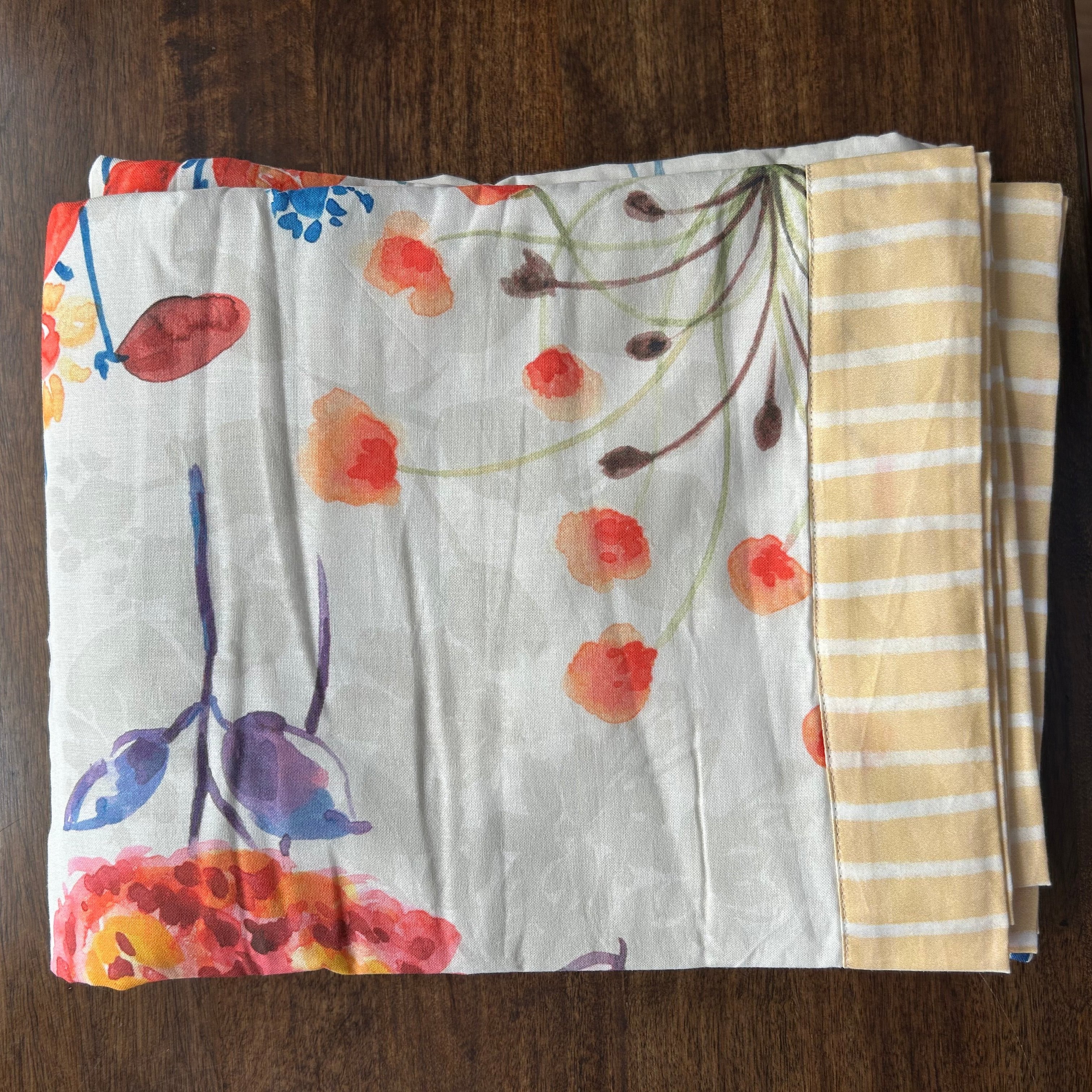 Sadyaska Single Bed Multi Color Floral Printed Premium Pure Cotton Reversible 1 Pcs Dohar