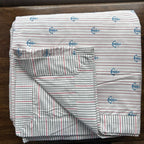 Sadyaska Double Bed Multi Color Printed Premium Pure Cotton Reversible 1 Pcs Dohar