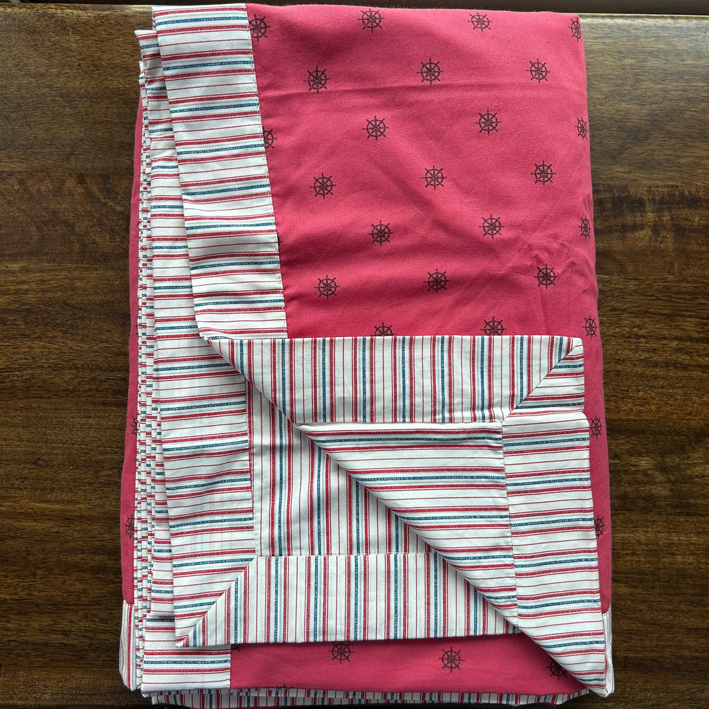 Sadyaska Single Bed Pink Printed Premium Pure Cotton Reversible 1 Pcs Dohar