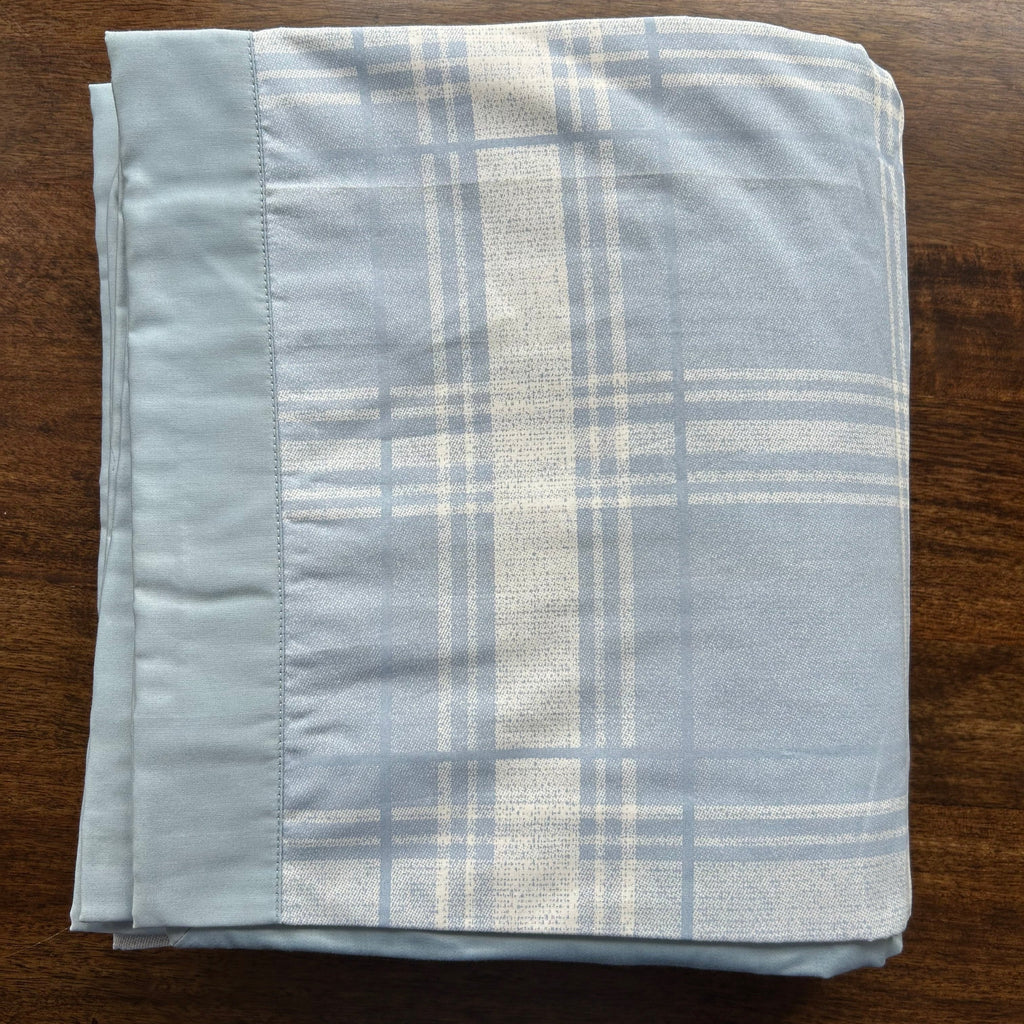 Sadyaska Single Bed Blue and White Printed Premium Pure Cotton Reversible 1 Pcs Dohar