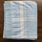Sadyaska Single Bed Blue and White Printed Premium Pure Cotton Reversible 1 Pcs Dohar