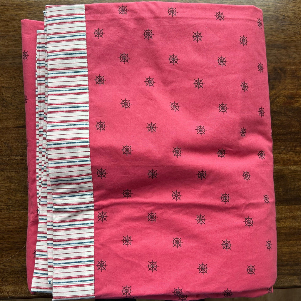 Sadyaska Double Bed Pink Printed Premium Pure Cotton Reversible 1 Pcs Dohar