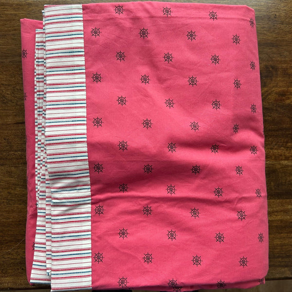 Sadyaska Double Bed Pink Printed Premium Pure Cotton Reversible 1 Pcs Dohar