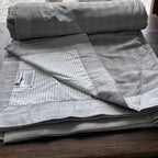 Sadyaska Single Bed Grey Printed Premium Pure Cotton Reversible 1 Pcs Dohar
