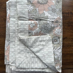 Sadyaska Double Bed Multi Color Floral Printed Premium Pure Cotton Reversible 1 Pcs Dohar