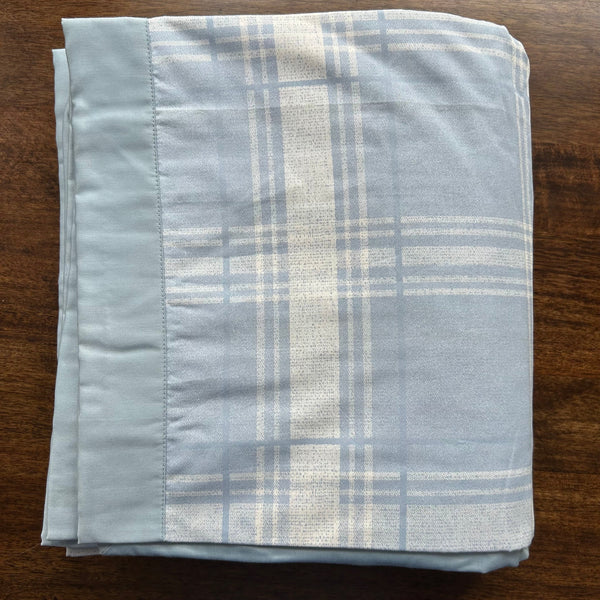 Sadyaska Double Bed Blue and White Printed Premium Pure Cotton Reversible 1 Pcs Dohar