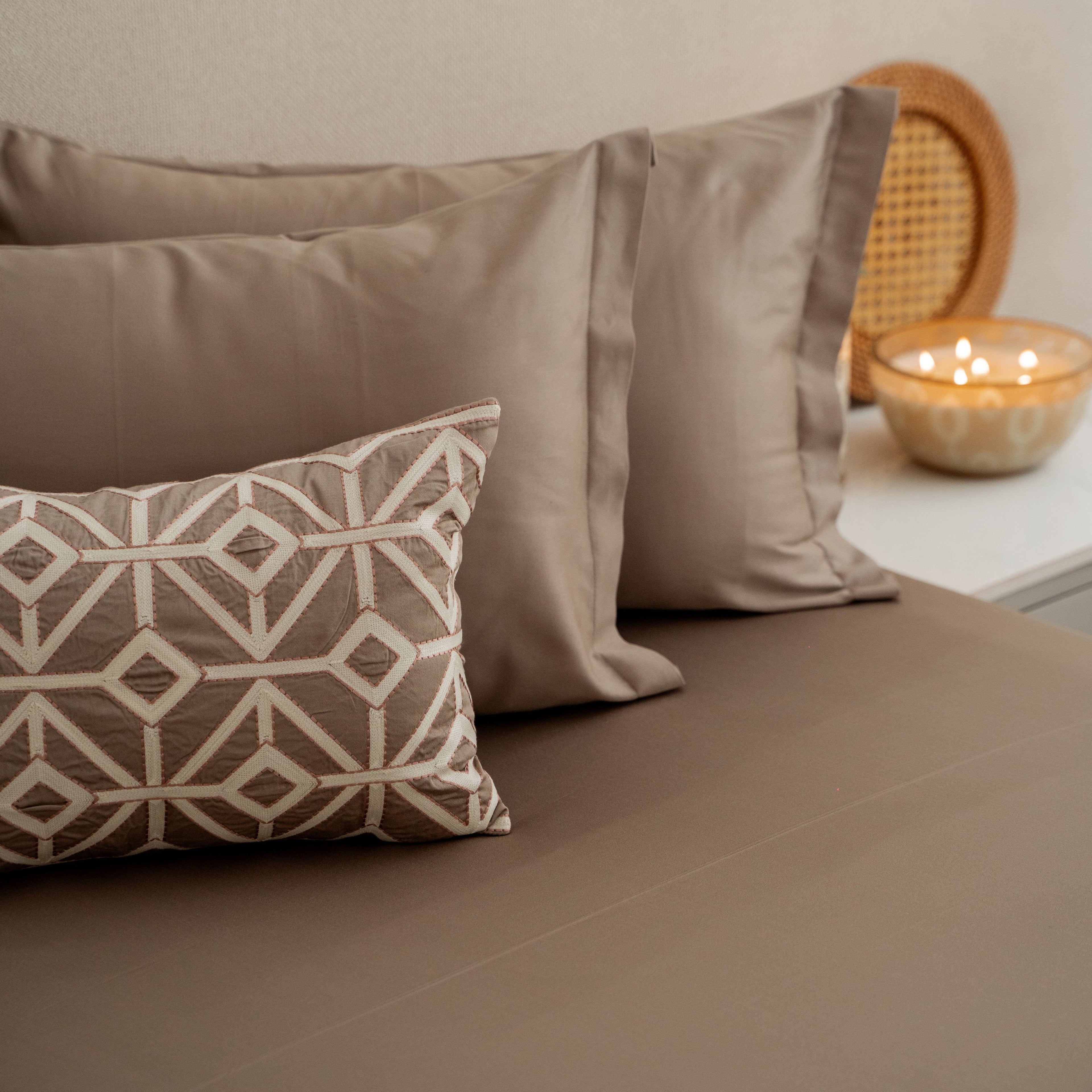 Sadyaska Azure Mocha Treasure Set 1 Pcs Bedsheet