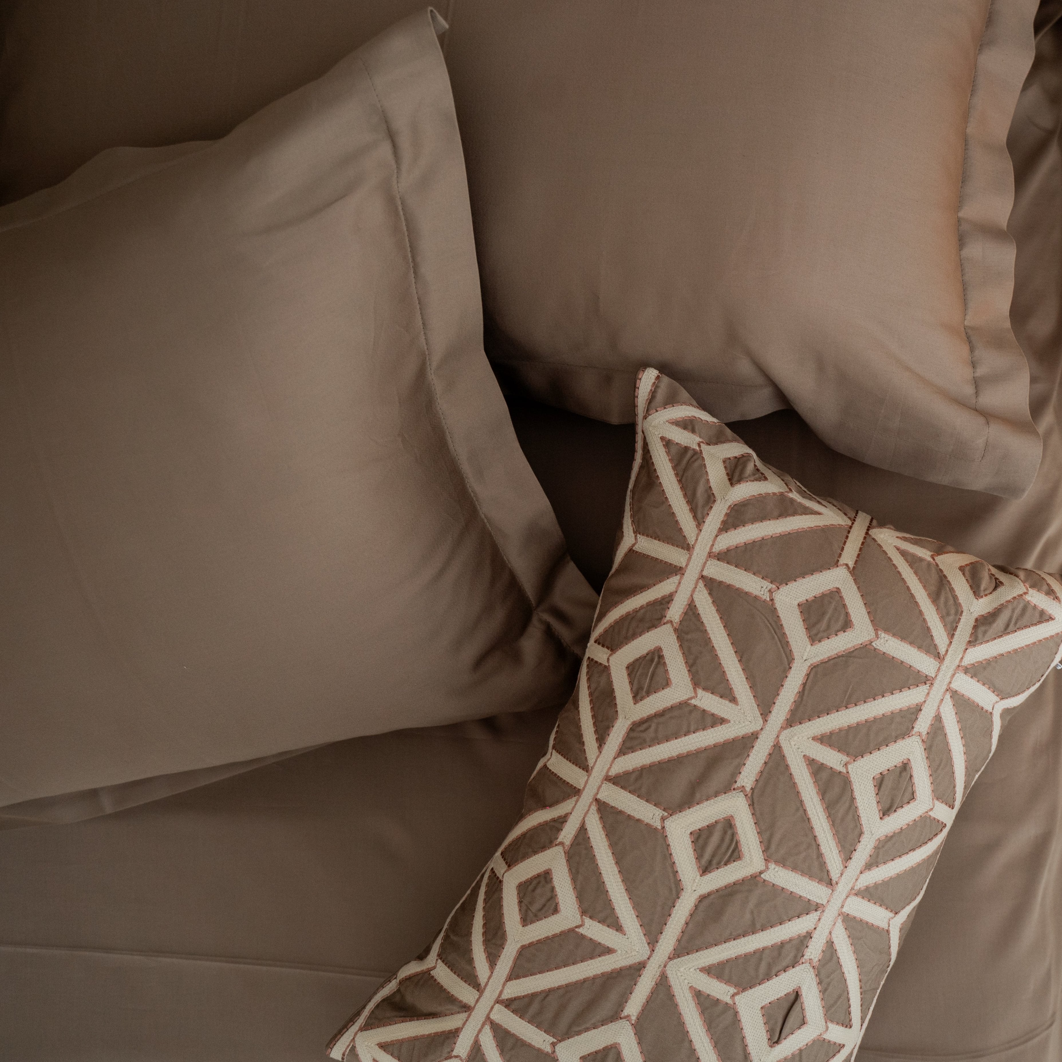 Sadyaska Azure Mocha Treasure Set 1 Pcs Bedsheet