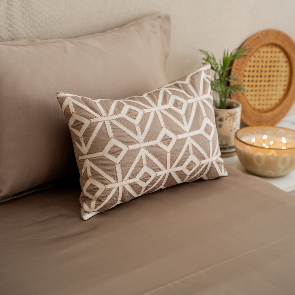 Sadyaska Azure Mocha Treasure Set 1 Pcs Bedsheet