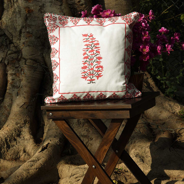 Sadyaska Ruh Hand Block Printed Ethnic … 1 Pcs Cushion Cover