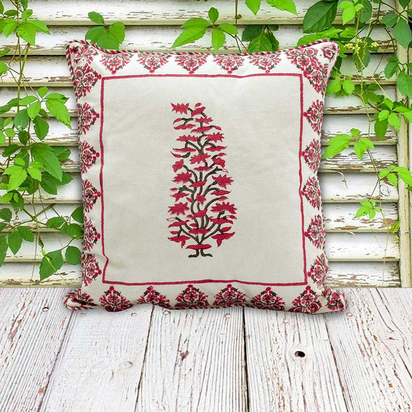 Sadyaska Ruh Hand Block Printed Ethnic … 1 Pcs Cushion Cover