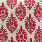 Sadyaska Butah Jaal Hand Block Print 16"x16" Pink Floral Printed Pattern Cushion Case… 1 Pcs Cushion Cover