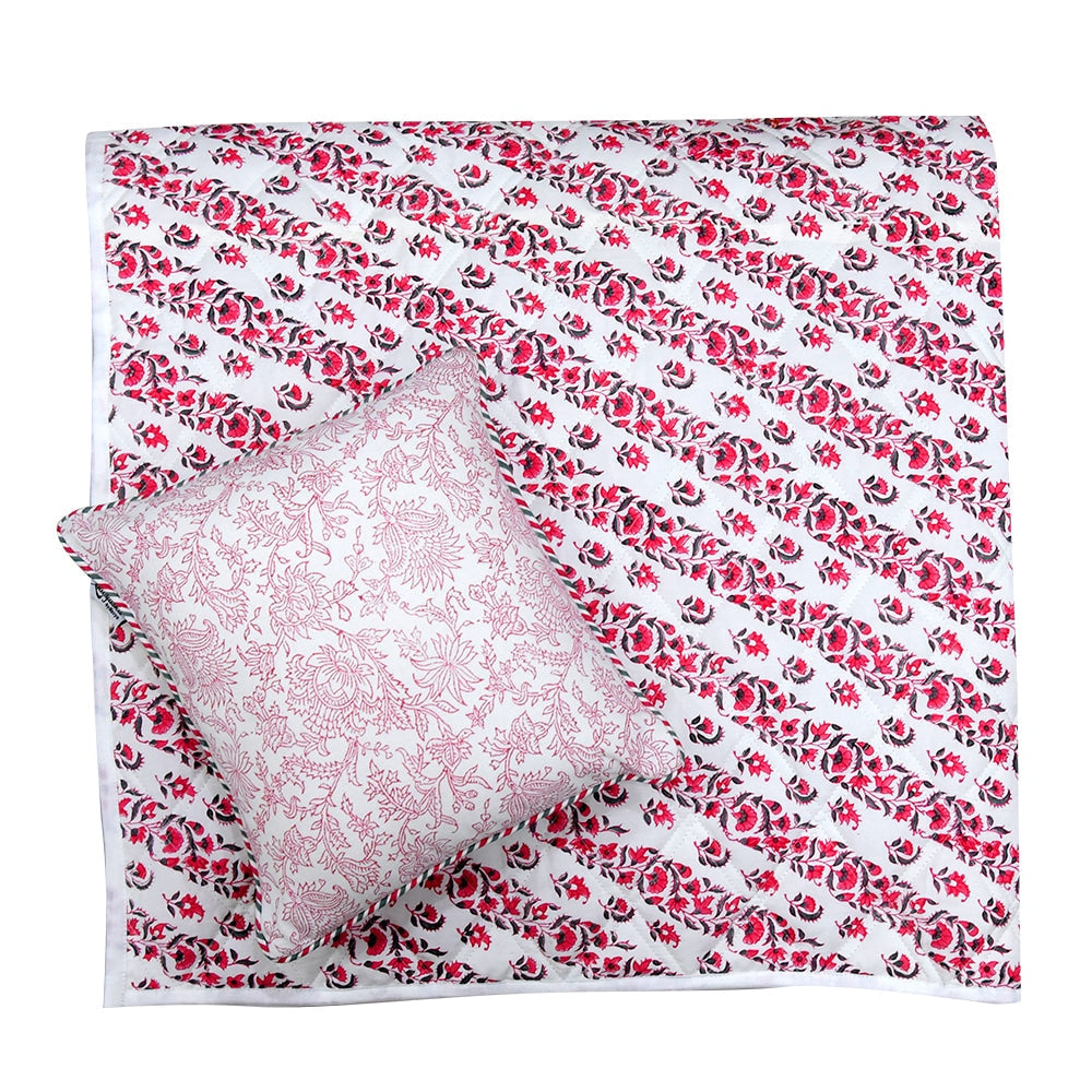 Sadyaska Lehar Butah Quilted Set 1 Pcs Bedspread