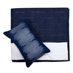 Sadyaska Navy Chambray Quilted 1 Pcs Bedspread