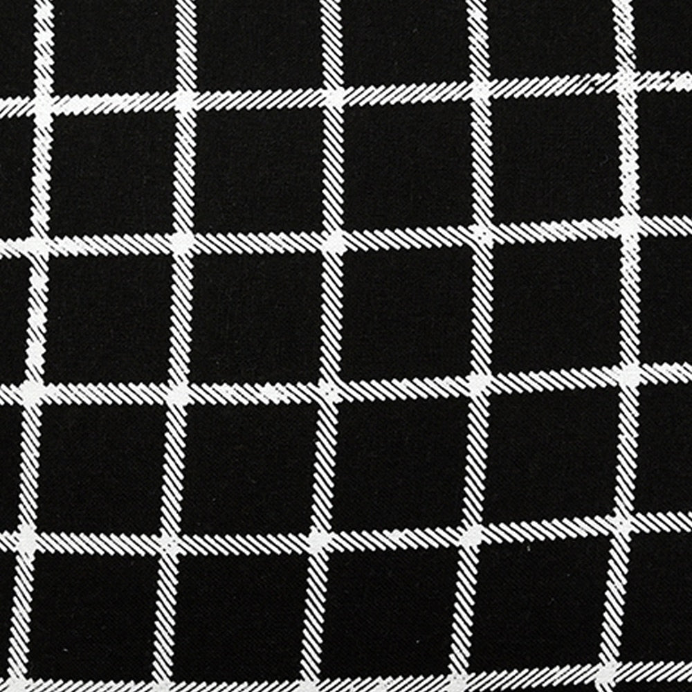 Sadyaska Black & White Checked Decorative (16"X16") Geometric Pattern Cotton Cushion Pillowcase… 1 Pcs Cushion Cover