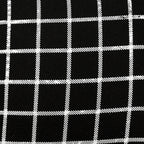 Sadyaska Black & White Checked Decorative (16"X16") Geometric Pattern Cotton Cushion Pillowcase… 1 Pcs Cushion Cover