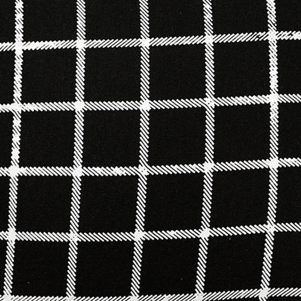 Sadyaska Black & White Checked Decorative (16