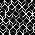 Sadyaska Black & White Parallel-Piped Cuboid (16"X16") Cube Geometric Pattern s… 1 Pcs Cushion Cover