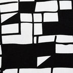 Sadyaska Black & White Cotton 16x16 Screen Printed Geometric Cushion Pillowcase… 1 Pcs Cushion Cover