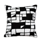Sadyaska Black & White Cotton 16x16 Screen Printed Geometric Cushion Pillowcase… 1 Pcs Cushion Cover