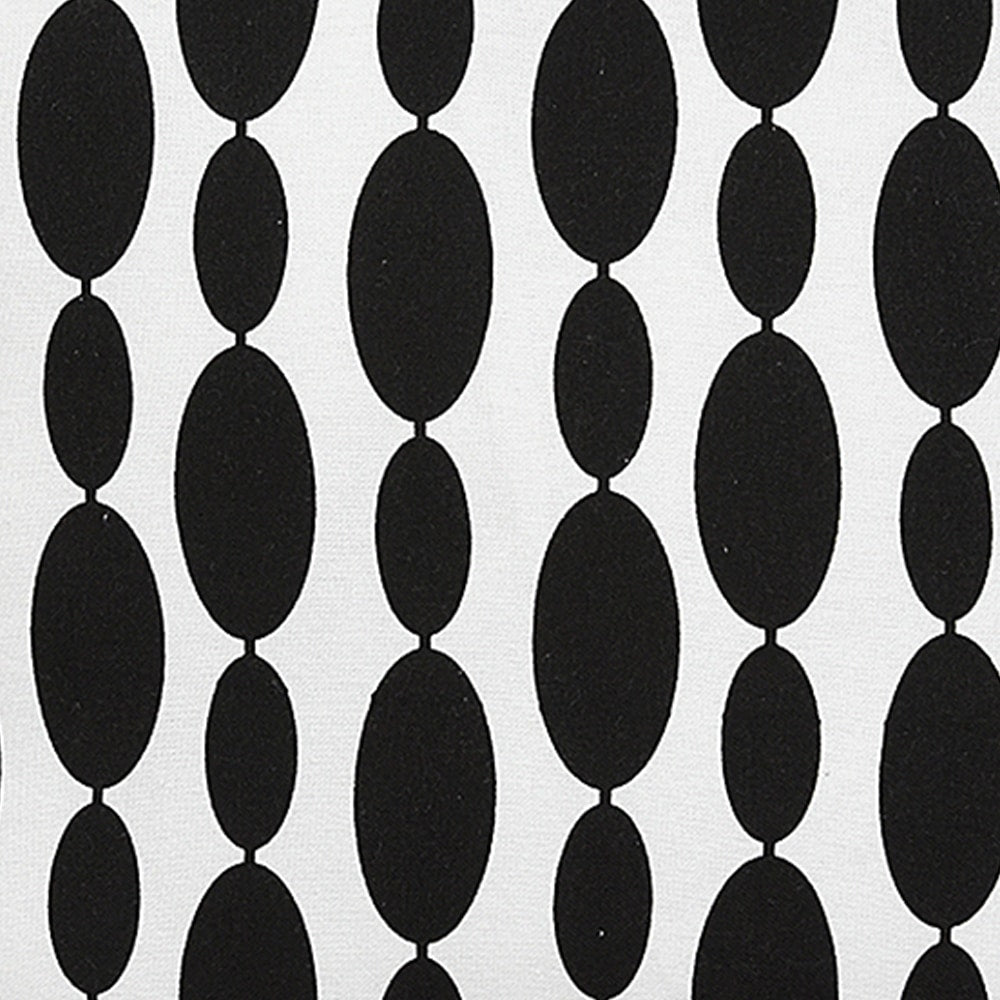 Sadyaska Black & White Geometric 16x16 Designer Cushion Cases for Drawing Room, Bedroom, Outdoor, Patio, Office… 1 Pcs Cushion Cover