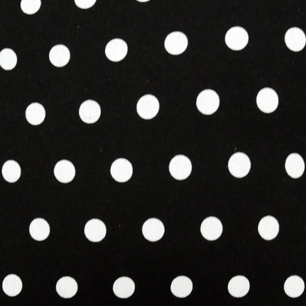 Sadyaska Black & White Polka Dot (16"X16") Geometric Cotton … 1 Pcs Cushion Cover