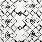 Sadyaska Black & White Luxurious Connectoline (16"X16") Dotted Geometric Print Pillow Case… 1 Pcs Cushion Cover