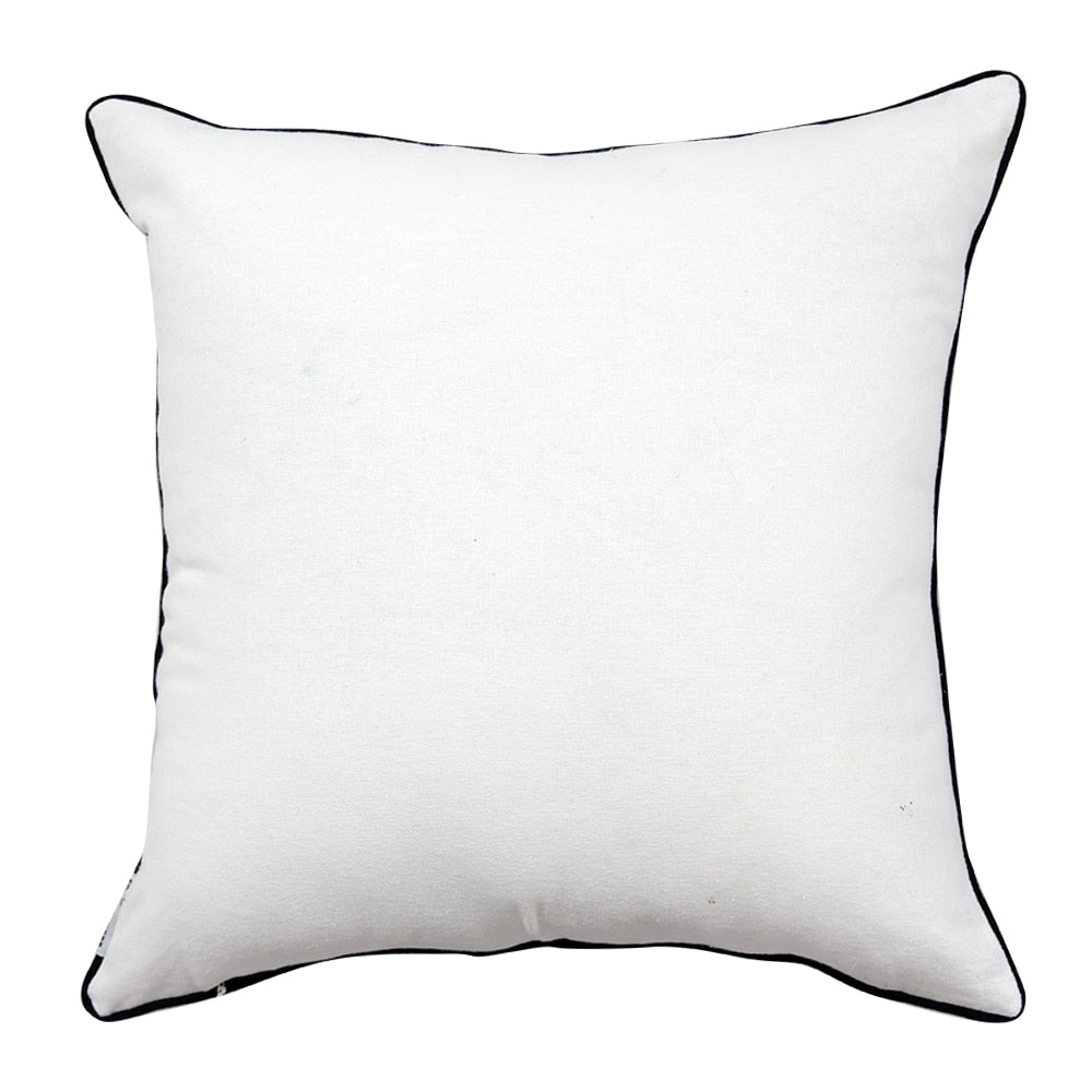 Sadyaska Black & White Luxurious Connectoline (16"X16") Dotted Geometric Print Pillow Case… 1 Pcs Cushion Cover