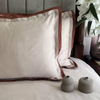 Sadyaska Buff Terracotta Duplex 1 Pcs Bedsheet