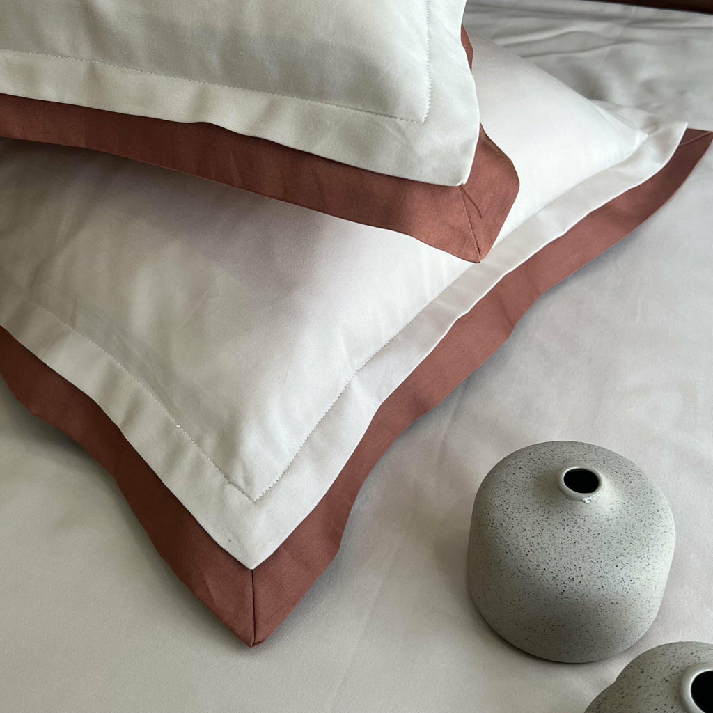 Sadyaska Buff Terracotta Duplex 1 Pcs Bedsheet