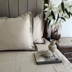 Sadyaska Oats Beige Taupe Duplex 1 Pcs Bedsheet