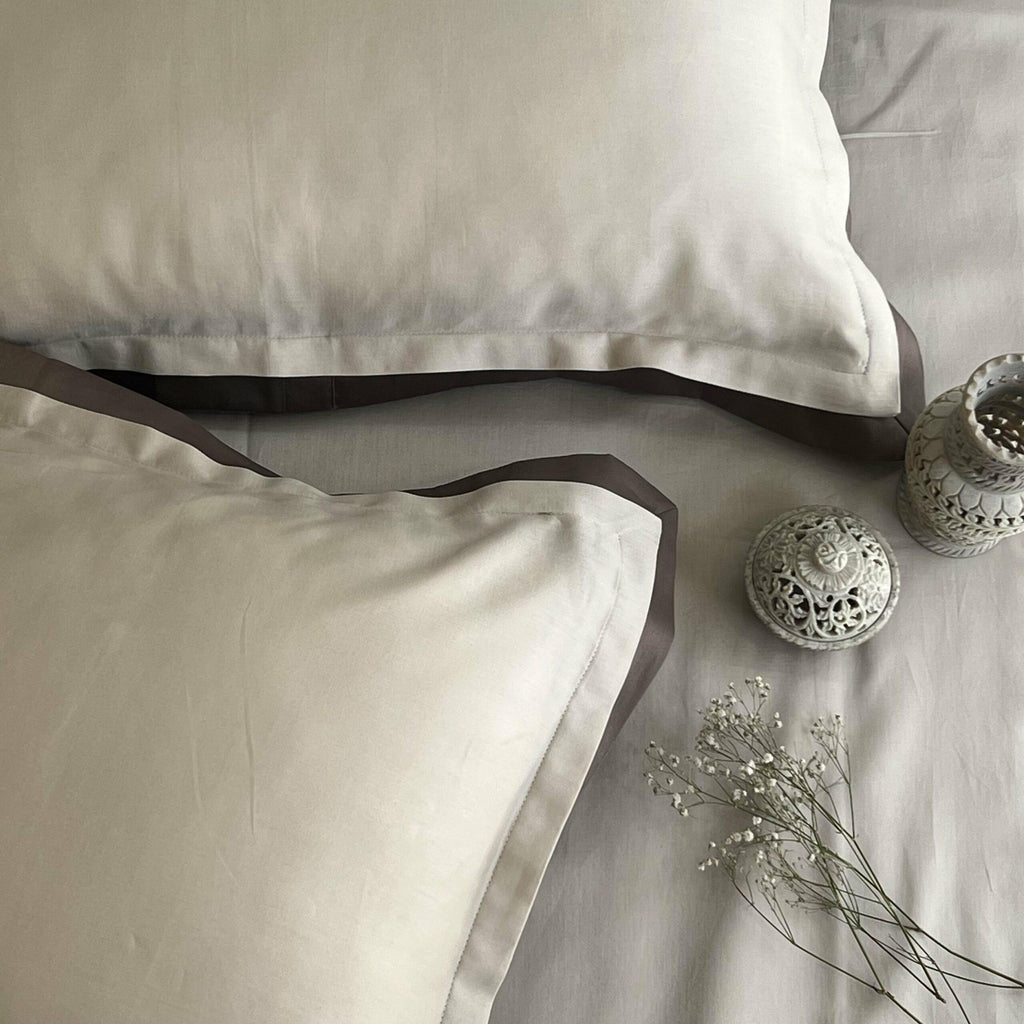 Sadyaska Oats Beige Taupe Duplex 1 Pcs Bedsheet